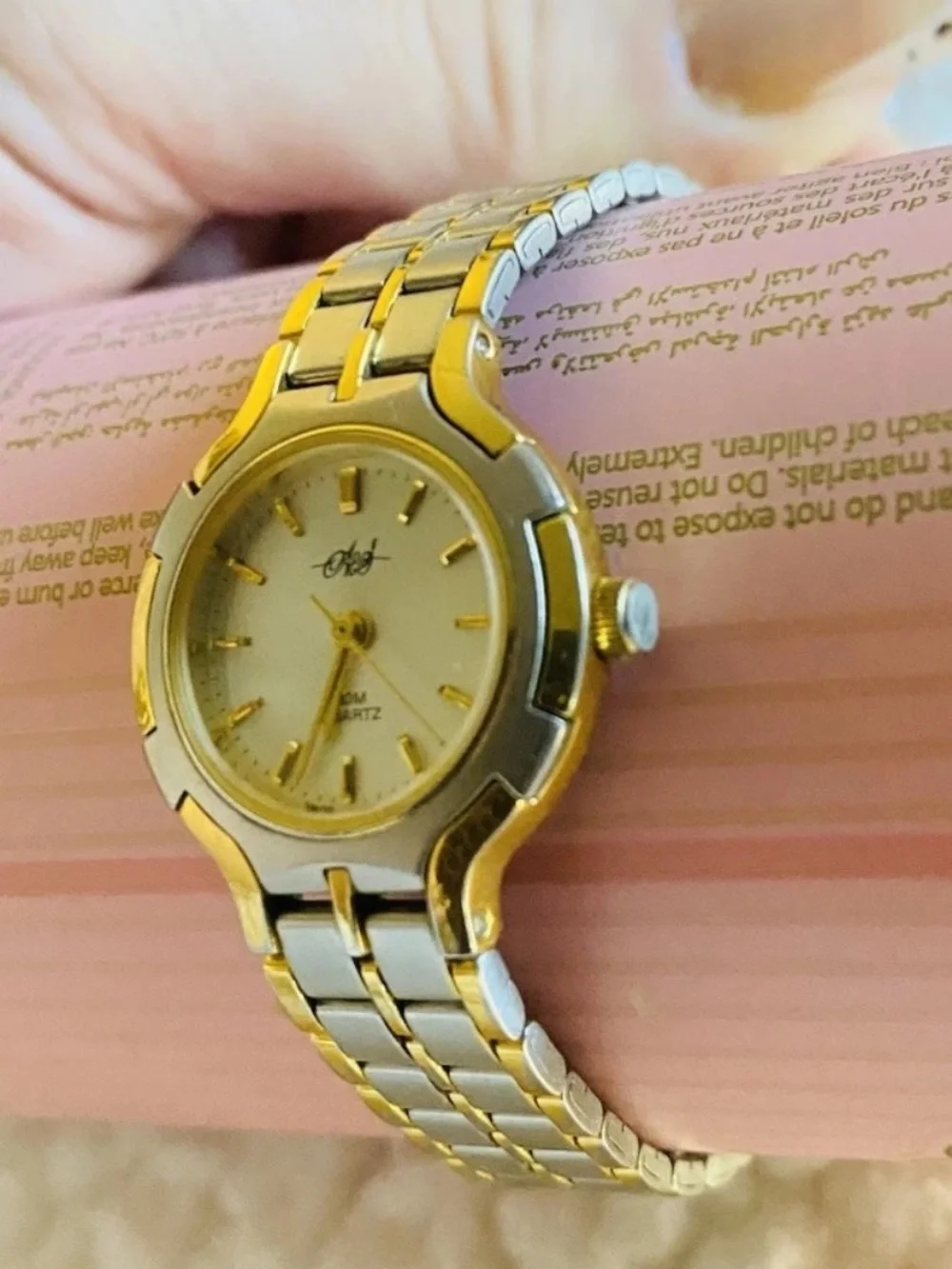 Vintage Attwood & Sawyer A&S Ladies Swiss Movt Quartz Cocktail 90’s PWS0906